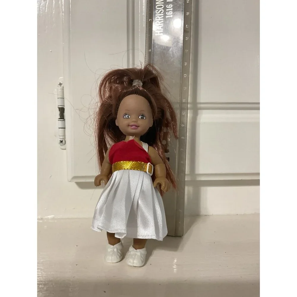 Vintage Lovely Patsy Fashion Doll With Red & White Dress & Shoes
